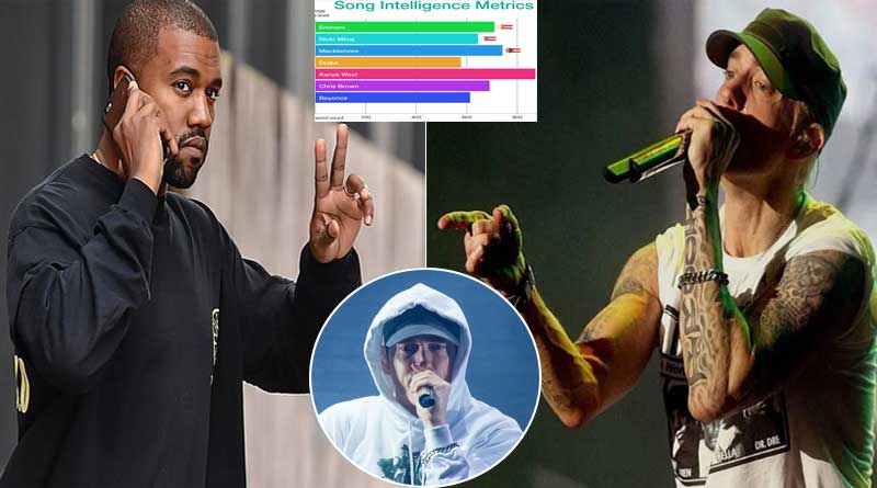 Eminem has intelligent lyrics than Kanye West.