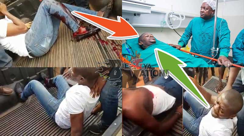 John Mahama visits victims of Ayawaso West Wuogon bye-election.
