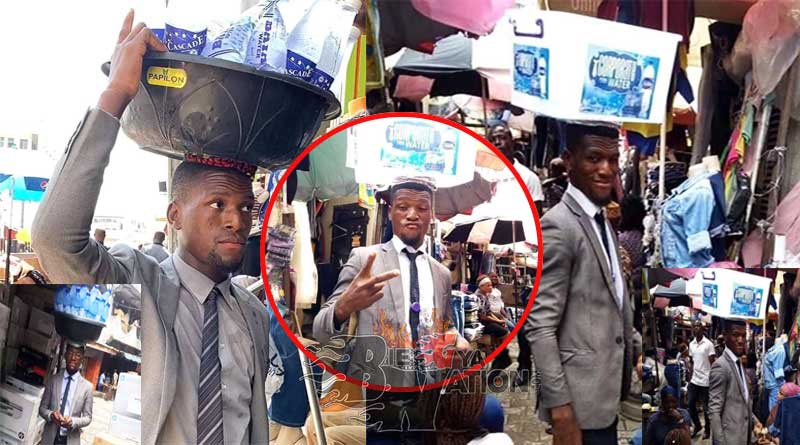 Nigerian Corporate water bottled sachet ice water seller 1.