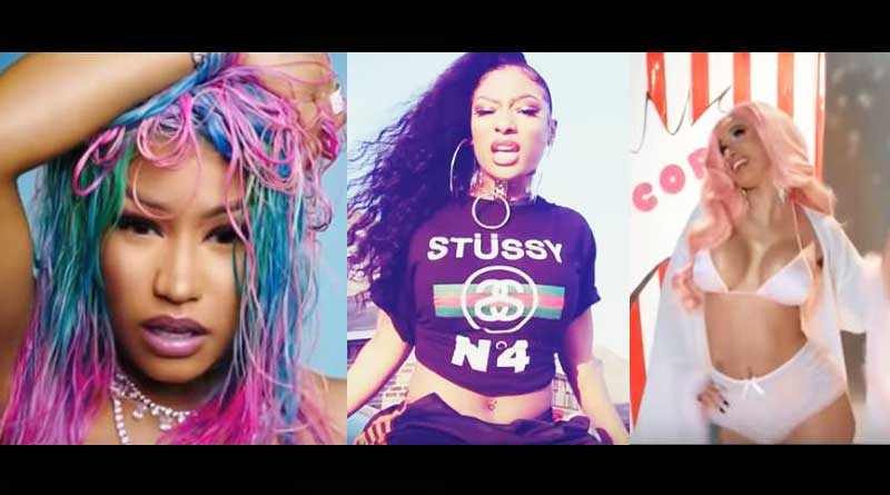 Cardi B ft Nicki Minaj Megan Thee Stallion Clout Gang Video dir JuicyMagic Tv.