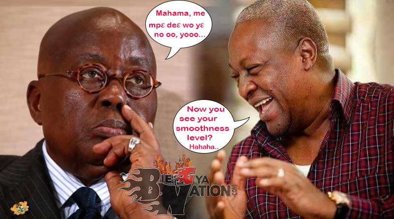 John Mahama competent Nana Akufo-Addo incompetent.