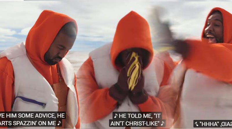 Kanye West Follow God Music Video directed by Jake Schreier.