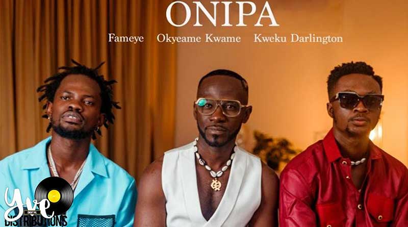 Kweku Darlington featuring Okyeame Kwame and Fameye premiers Onipa Music Video