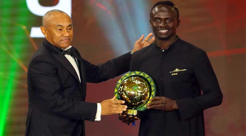 Sadio Mane wins 2022 CAF African Footballer of the Year award.