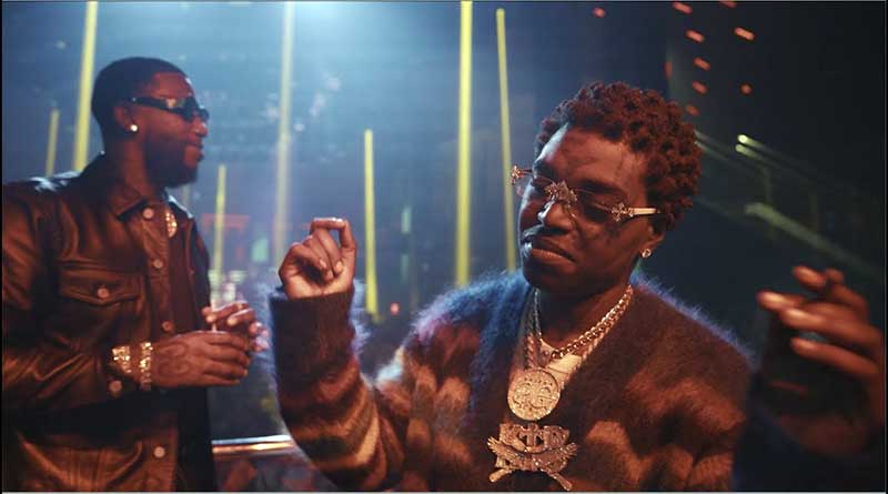 Gucci Mane featuring Kodak Black premiers King Snipe Music Video.