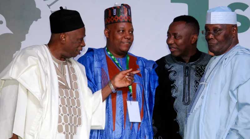 18 Nigerian Presidential Candidates sign peace pact days before Nigeria polls.