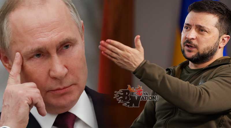 Russia President Vladimir Putin vs Ukraine Preseident Zelensky