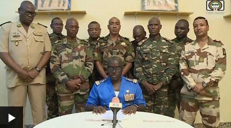 Niger soldiers declare coup on national TV