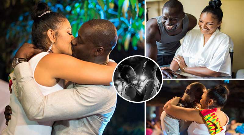 Chris Attoh marries Betty Jennifer after divorcing Damilola Adegbite.